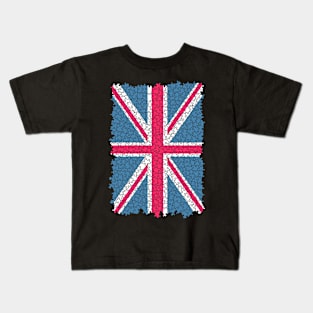 Union Jack Flag United Kingdom Great Britain Jigsaw Puzzle Kids T-Shirt